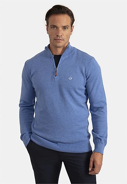 SIR RAYMOND TAILOR Strickpullover "Kate" mit bequemem Troyer-Kragen günstig online kaufen