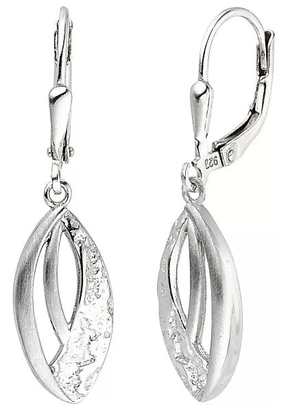JOBO Paar Ohrhänger, 925 Silber gehämmert günstig online kaufen