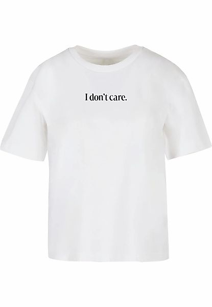 Miss Tee T-Shirt "Miss Tee I Don´t Care Tee" 1 Stk. günstig online kaufen