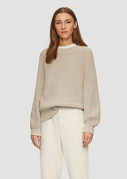 s.Oliver Strickpullover Strickpullover mit Raglan-Ärmeln und günstig online kaufen