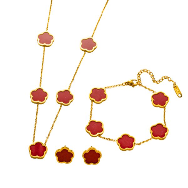 GOLDKLEIN Schmuckset Blume Schmuck Set Gold günstig online kaufen