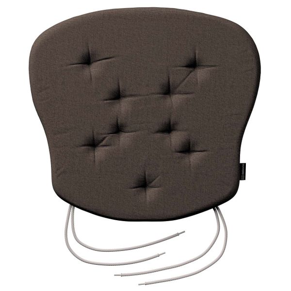 Stuhlkissen Peter mit Bindeschnur, braun, 41x 38 x 3,5 cm, Etna (705-08) günstig online kaufen