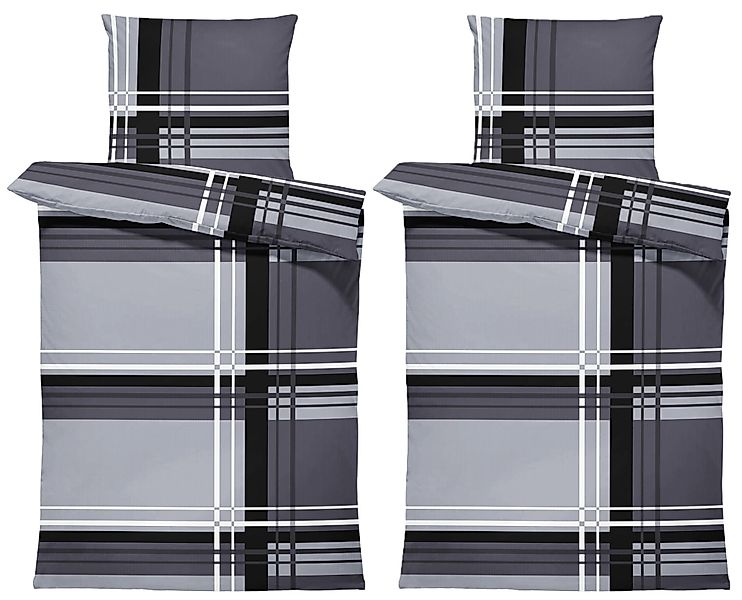 One Home Bettwäsche Adzo Winter, Biber, günstig online kaufen