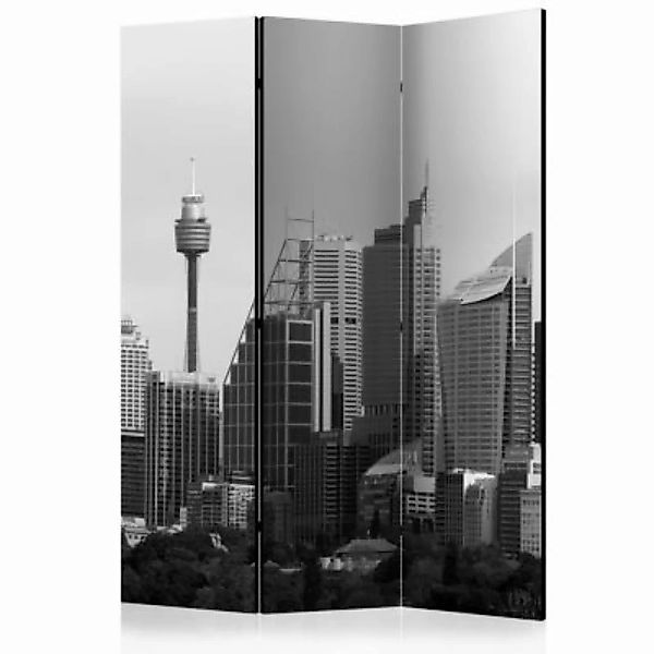 artgeist Paravent Skyscrapers in Sydney [Room Dividers] schwarz/weiß Gr. 13 günstig online kaufen