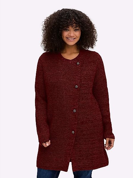 Sheego Strickjacke Strickjacke Langarm günstig online kaufen