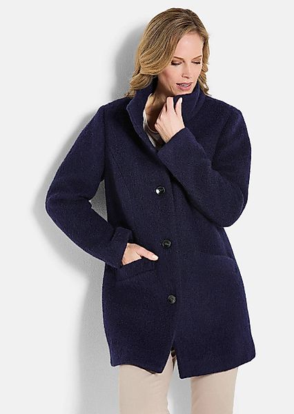 GOLDNER Jerseyblazer Stepp-Winterjacke mit Kapuze Langarm günstig online kaufen