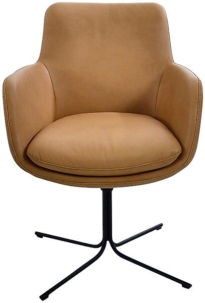 K+W Komfort & Wohnen Drehstuhl »Pego« () filigranem 4-Fuß-Gestell in schwar günstig online kaufen