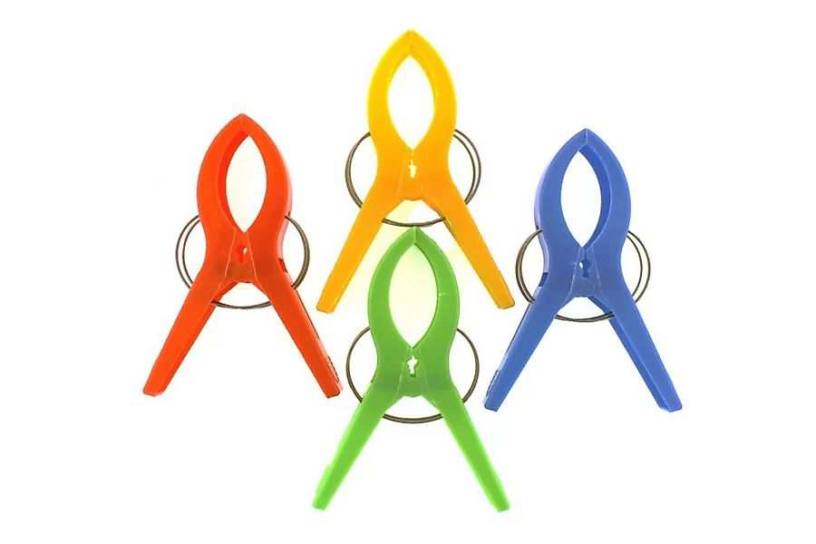 BENSON Handtuchklemme XXL 4er Set Wäscheklammern Strandtuch, Badetuch, Klam günstig online kaufen