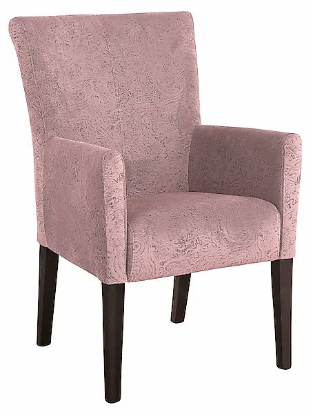 Home affaire Esszimmerstuhl »King« () Polsterstuhl, Armlehnstuhl, Gestell M günstig online kaufen