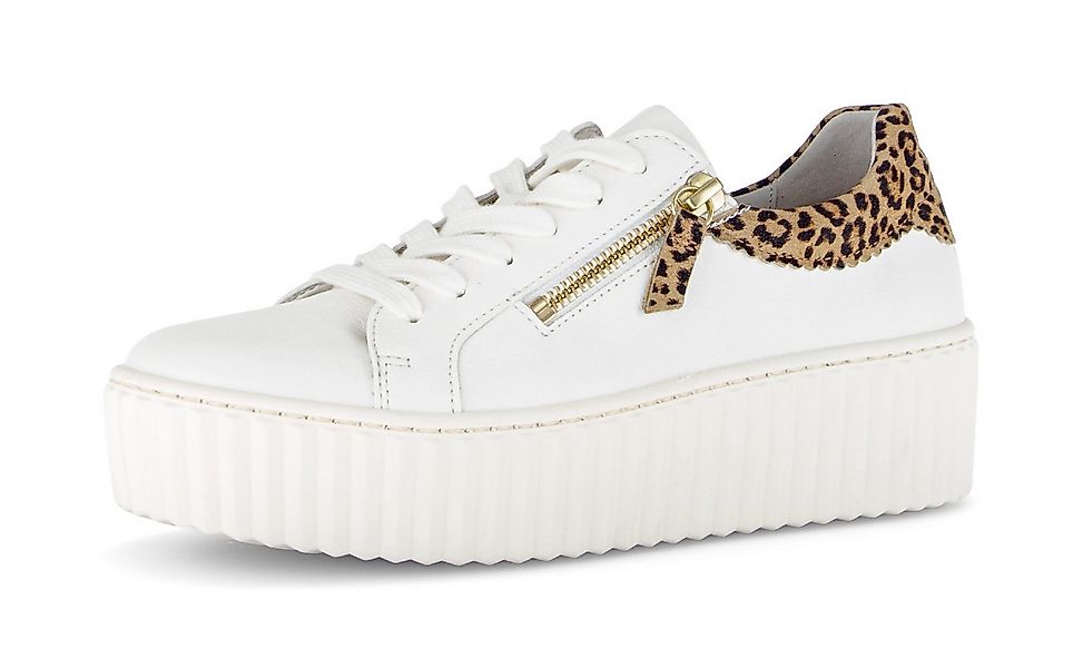 Gabor Plateausneaker, Freizeitschuh, Halbschuh, Schnürer mit zwei Reißversc günstig online kaufen