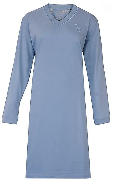 Medaillon Nachthemd Damen Schlafshirt mit langem Arm (1-tlg) Baumwolle günstig online kaufen