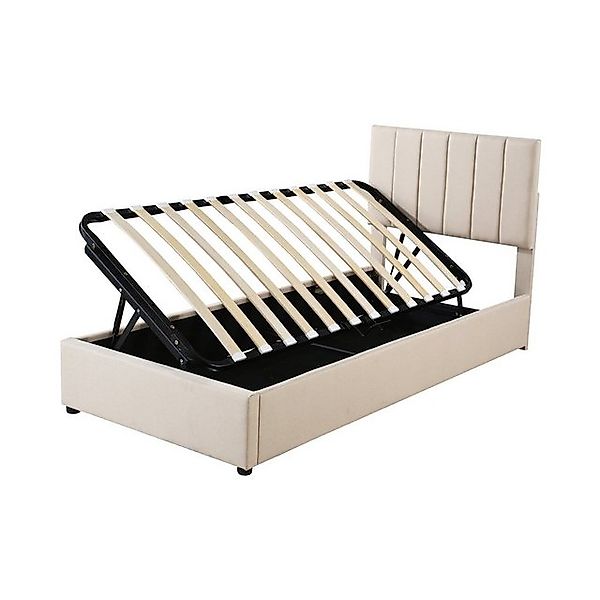 HAUSS SPOLE Polsterbett 90x200 cm mit hydraulisches Stauraum, hautfreundlic günstig online kaufen