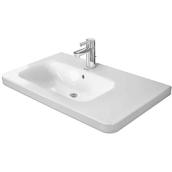 Duravit Möbelwaschbecken DuraStyle 80 cm Weiß mit 1 Hahnloch Becken L günstig online kaufen