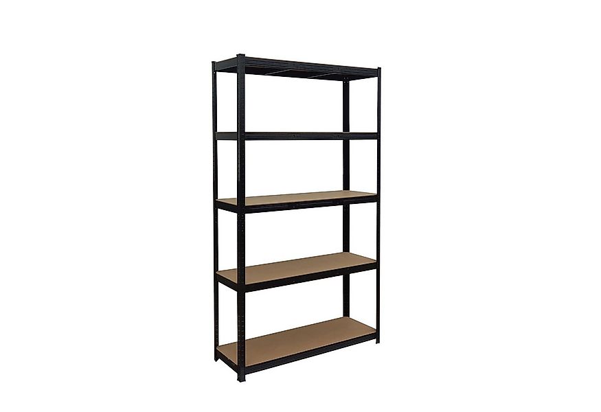 relaxdays Schwerlastregal 5 Böden versch. Größe, 40 x 120 x 200 cm günstig online kaufen