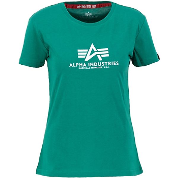 Alpha Industries  T-Shirts & Poloshirts New Basic T Women - jungle green günstig online kaufen
