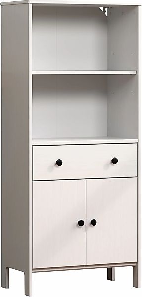 welltime Midischrank "Kall" 1 Stk. tlg. Breites Badregal aus Kiefer-Massivh günstig online kaufen
