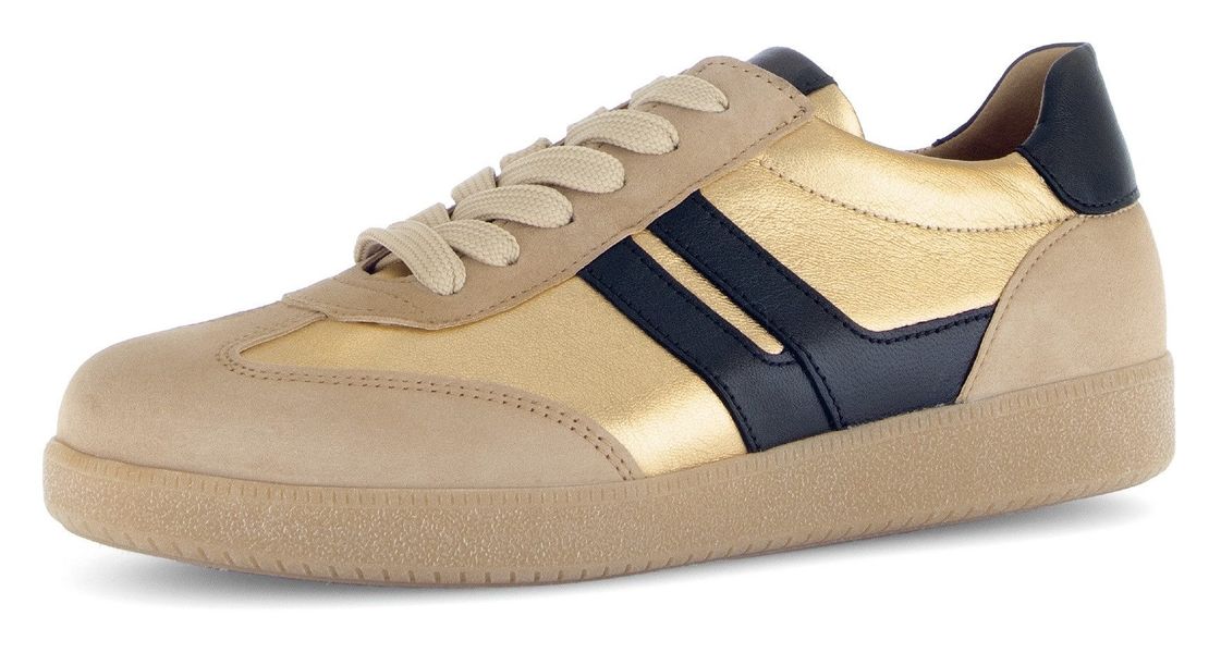 Gabor Sneaker, Freizeitschuh, Halbschuh, Schnürschuh mit gepolstertem Schaf günstig online kaufen