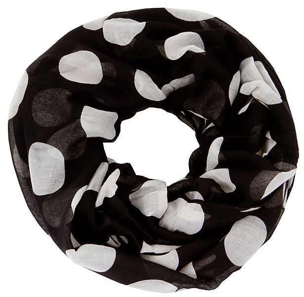 AvaMia Modeschal 4582-Punkte Loop Schal Schlauchschal mit Punkte gemustert, günstig online kaufen