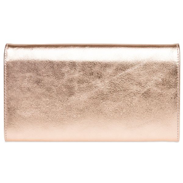 Caspar Clutch Abendtasche Metallic Leder Damen günstig online kaufen