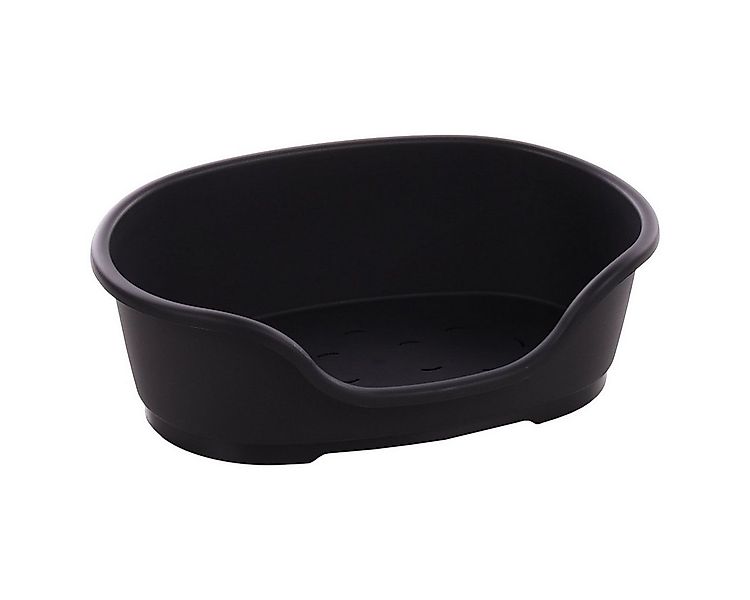 Flamingo Hundekorb Hundekorb Tuck oval aus Kunststoff schwarz günstig online kaufen