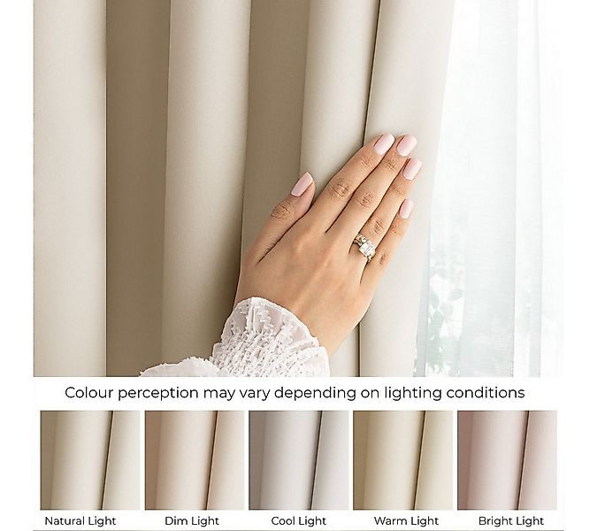 Restilo Gardine Gardine Vorhang Bindeband Einfarbig Verdunkelnd (1 St), Bin günstig online kaufen