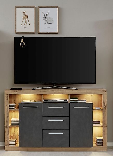 INOSIGN Sideboard Gwendolyn, pflegeleichtes Design, Beleuchtung günstig online kaufen