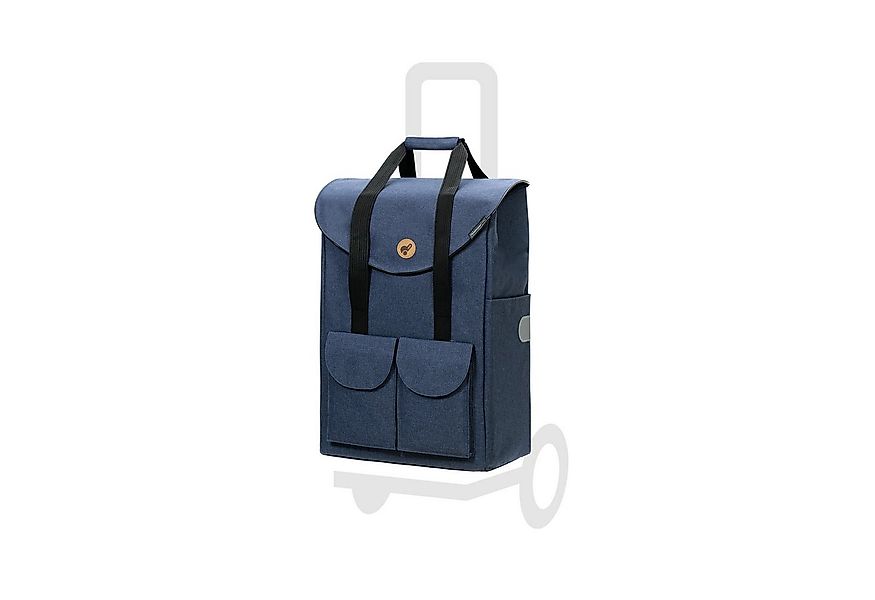Andersen Einkaufstrolley Tasche Jacob blau, wasserabweisend günstig online kaufen