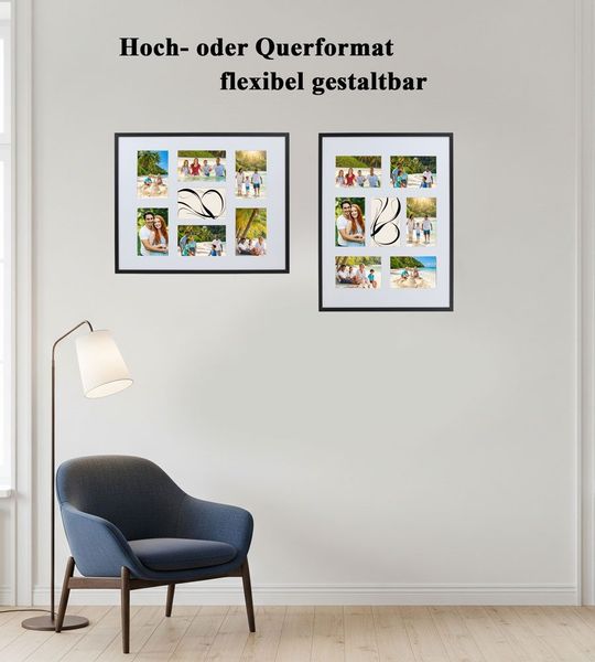 IDEAL TREND Bilderrahmen Multiframe Collage Bilderrahmen günstig online kaufen