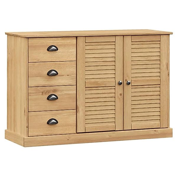 vidaXL Sideboard mit Schubladen VIGO 113x40x75 cm Massivholz Kiefer 353187 günstig online kaufen