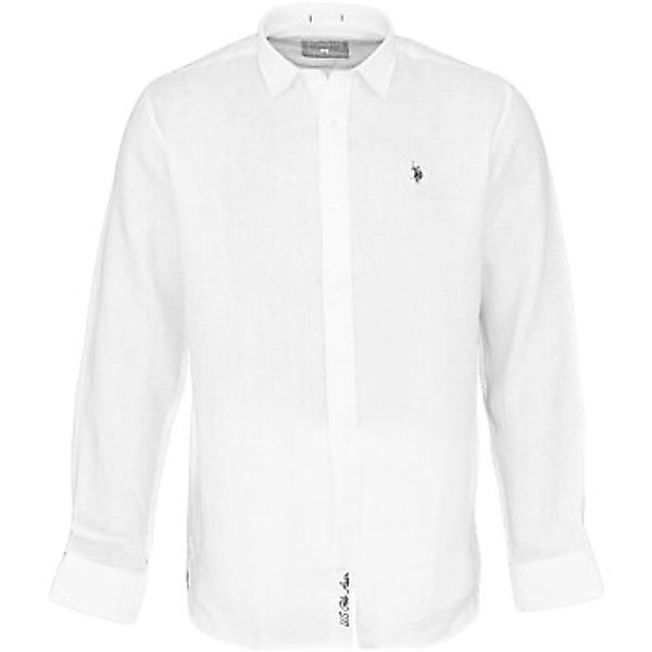 U.S Polo Assn.  Hemdbluse Shirt Leinenhemd Button Down Linenshirt günstig online kaufen