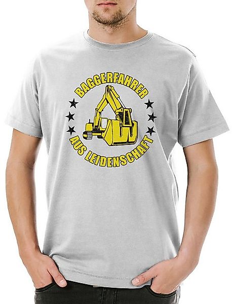 Urban Backwoods Print-Shirt Baggerfahrer Aus Leidenschaft Herren T-Shirt Ba günstig online kaufen