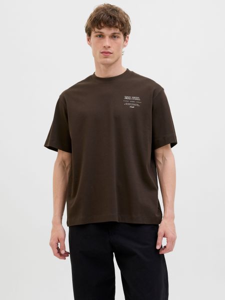 Jack & Jones Rundhalsshirt "JJEURBAN EDGE STUDIO TEE SS O-NECK NOOS" mit Fr günstig online kaufen