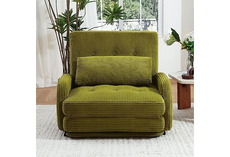 HomeMiYN Ohrensessel Sesselbett für eine Person – mit inkludiertem Komfortk günstig online kaufen