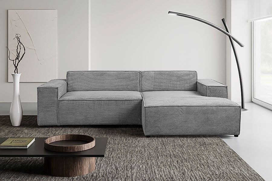 WERK2 Ecksofa »Trento, L-Form, Breite 268 cm« Trento – Sofa mit Eleganz, Ko günstig online kaufen