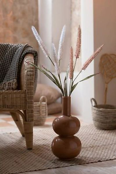 HOME Living Kunstpflanzen SPAR-SET 2x Graswedel Kunstpflanzen rosa/weiß günstig online kaufen