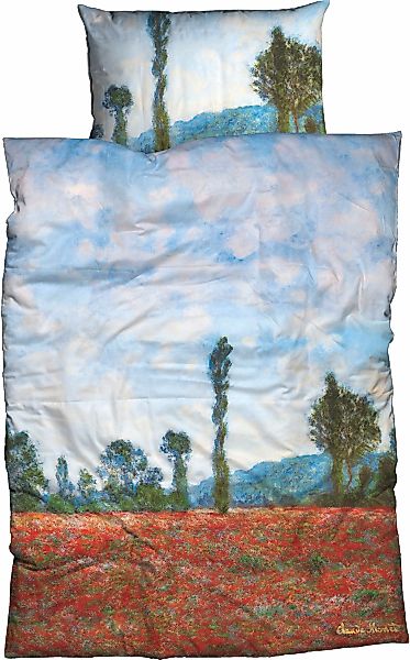 Goebel Bettwäsche "Mohnfeld" 2 Stk. leuchtende Farben günstig online kaufen