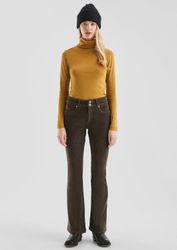 QS Chinos Hose Cordhose mit Bootcut-Leg günstig online kaufen