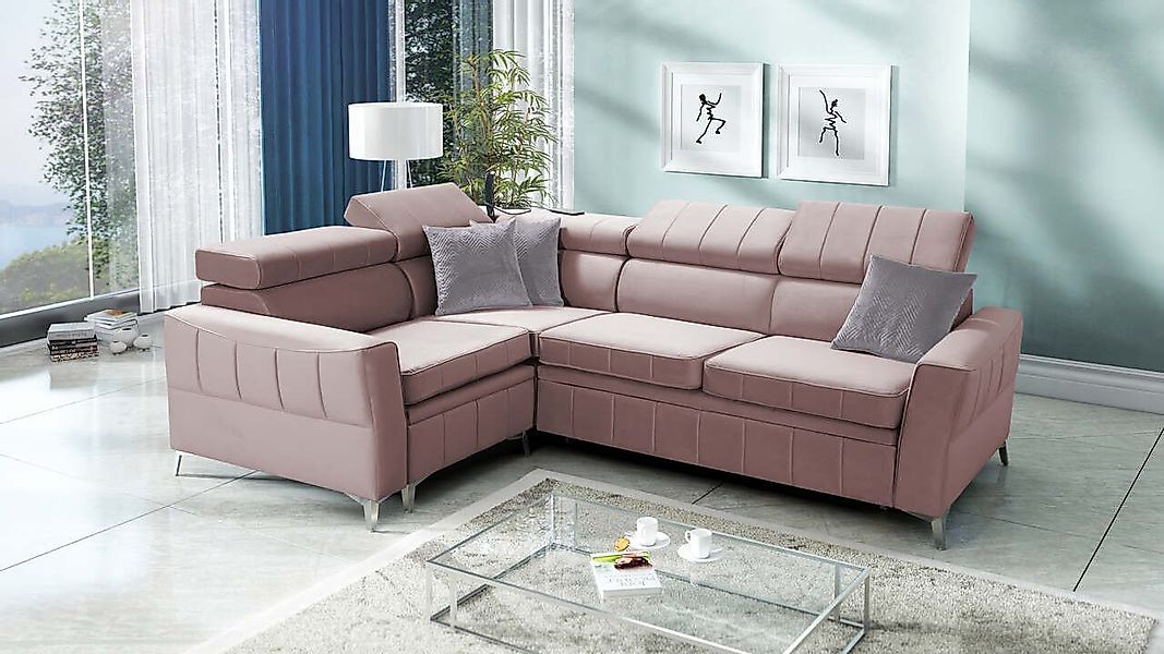 Best for Home Ecksofa BARRY II, mit Bettkasten und Schlaffunktion günstig online kaufen