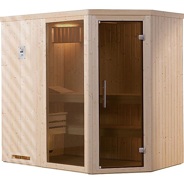 Weka Elementsauna Varberg 1 o. Ofen Glastür/Fenster günstig online kaufen