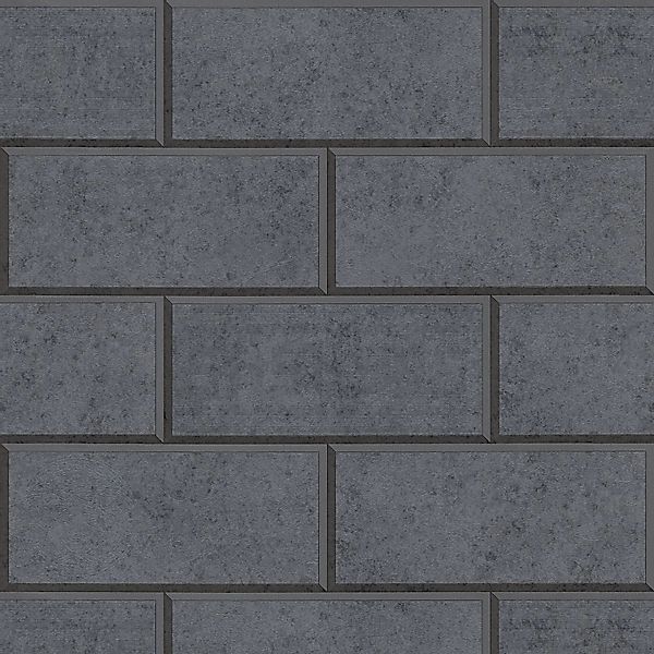 PROFHOME 343226-GU Stein Kacheln Tapete Uni Matt Grau 7,035 m2 0,70 m x 10, günstig online kaufen