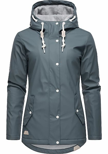 Ragwear Regenjacke "Marge" mit Kapuze warm gefütterter Damen Winter Regenma günstig online kaufen