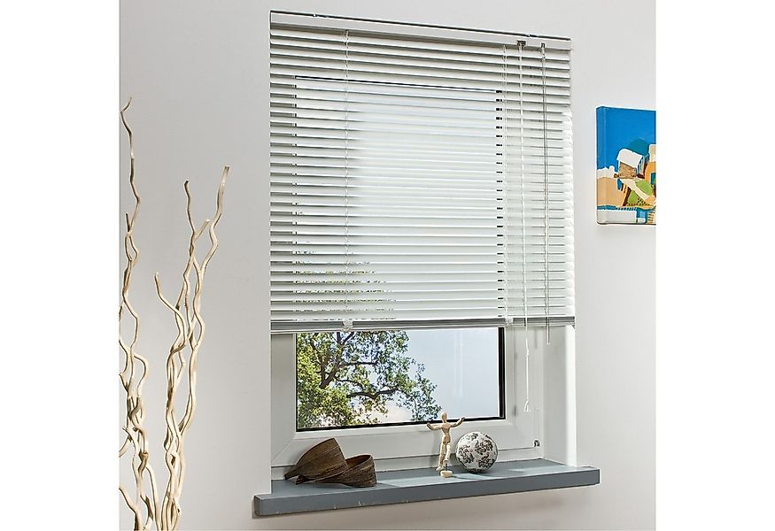 Liedeco Jalousie Aluminium-Jalousie, mit Bohren, freihängend, günstig online kaufen