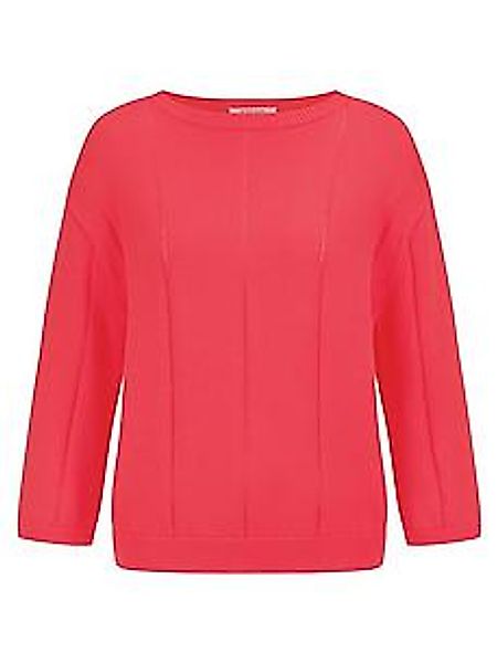 Rundhals-Pullover aus 100% SUPIMA®-­Baumwolle Peter Hahn rot günstig online kaufen
