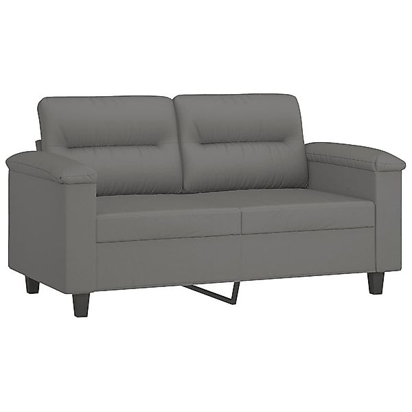 vidaXL Sofa 2-Sitzer-Sofa Dunkelgrau 120 cm günstig online kaufen
