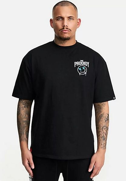 trueprodigy Oversize-Shirt Kenji Logoprint Rundhals dicker Stoff günstig online kaufen