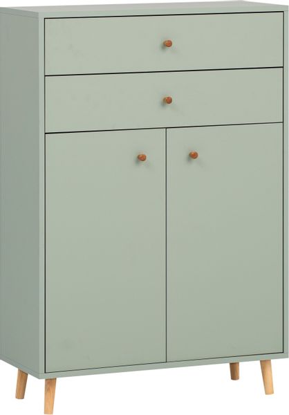 Schildmeyer Midischrank "Bjarne, Breite 77 cm" Mit Metallbeschlägen, Griffe günstig online kaufen