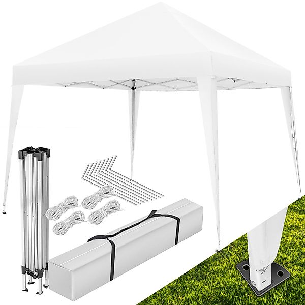 tectake Pavillon Linosa, mit 0 Seitenteilen, günstig online kaufen
