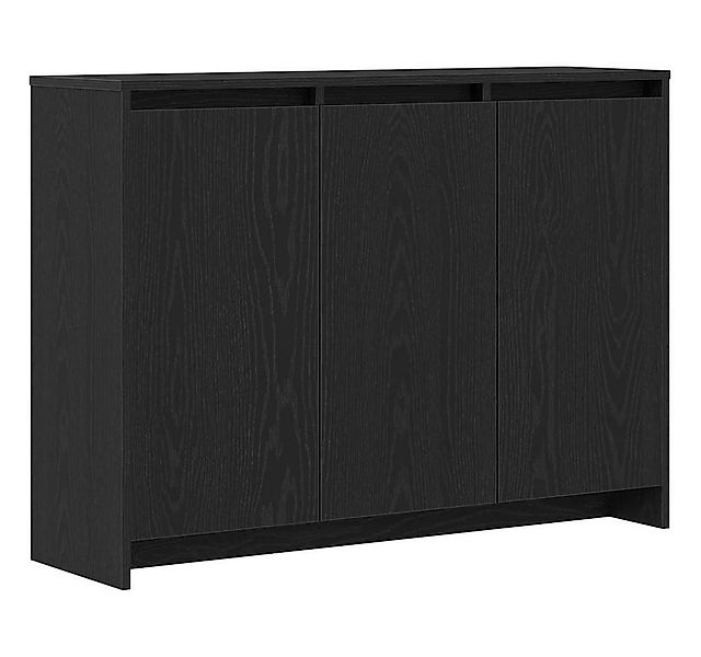 vidaXL Sideboard Sideboard Schwarz 102 x 33 x 75 cm Holzwerkstoff (1 St) günstig online kaufen