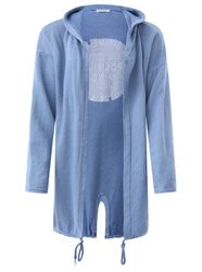 Zwillingsherz Jerseymantel "Positive Mind" mit hohem günstig online kaufen