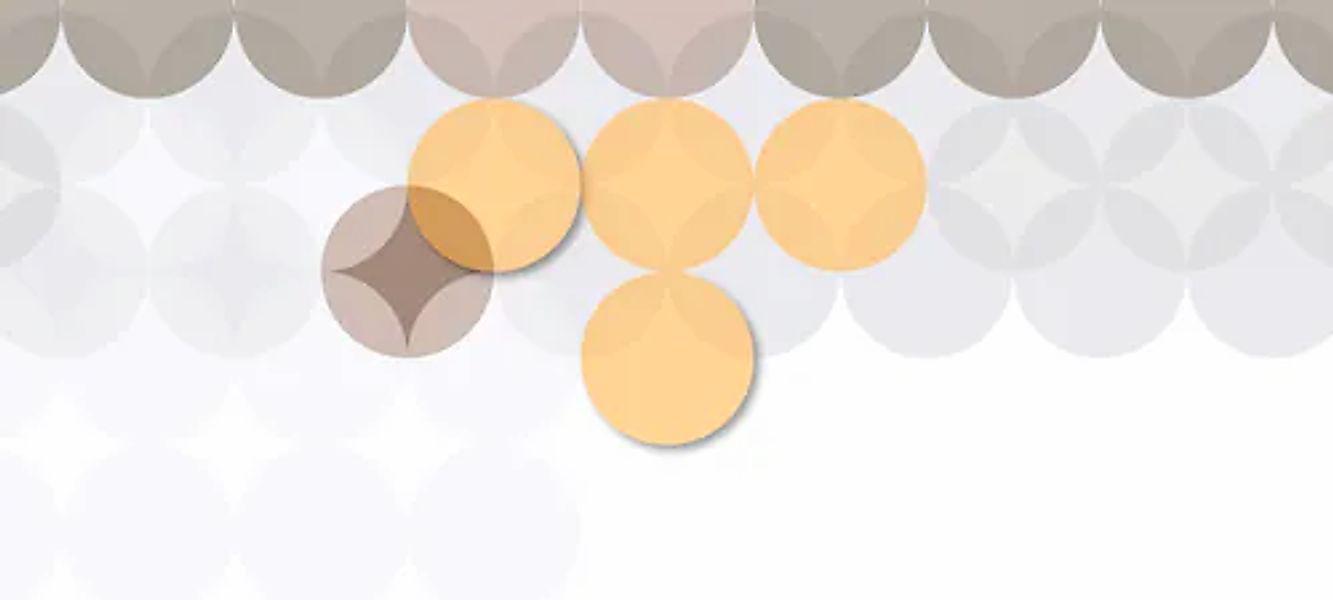 Architects Paper Fototapete »Atelier 47 Circle Pattern 3« Mit Punkten glatt günstig online kaufen